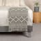 Hello Honey® Green & Beige Diamond Soft Recycled Cotton Blend Throw